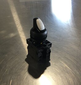 BLACK MOMENTARY SELECTOR SWITCH W/ (2) 1-N.O. CONTACT BLOCKS