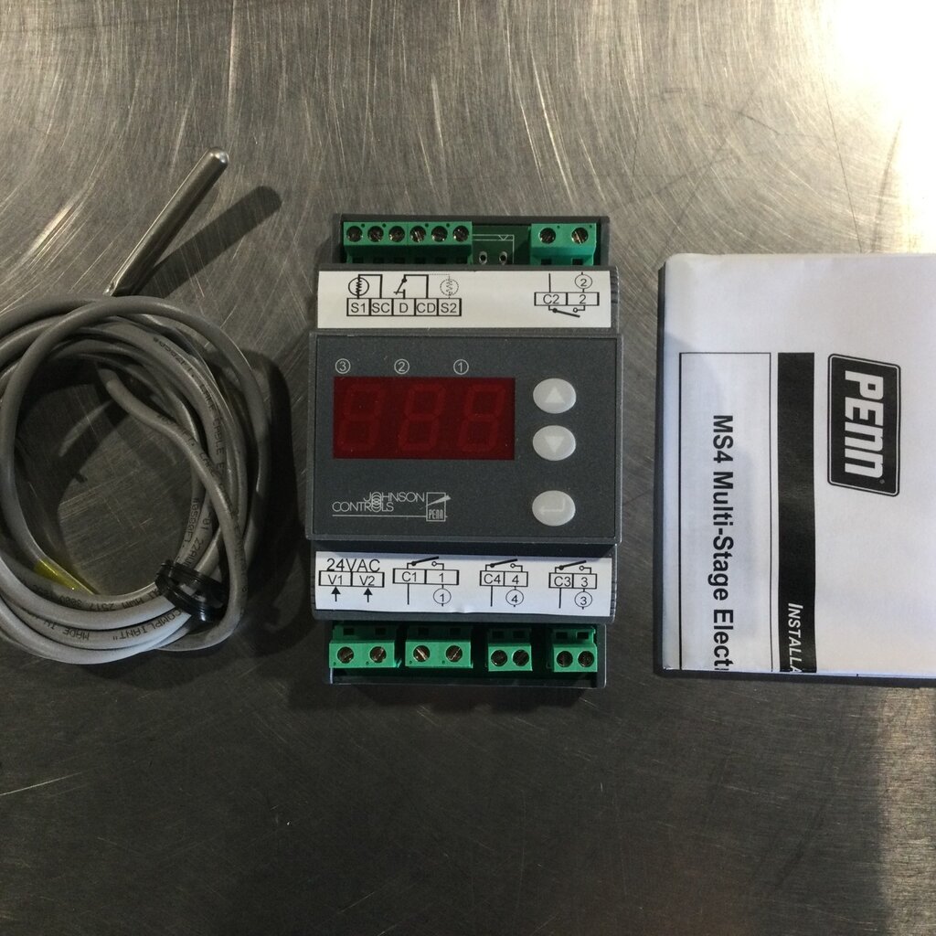 MUELLER # 9843159 CHILLER DIGITAL TEMPERATURE CONTROLLER 4-STAGE, 24VAC