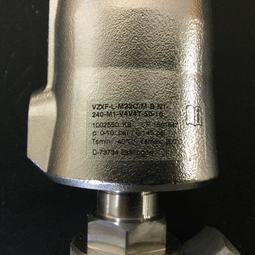 FESTO 1" S/S Y-BODY VALVE