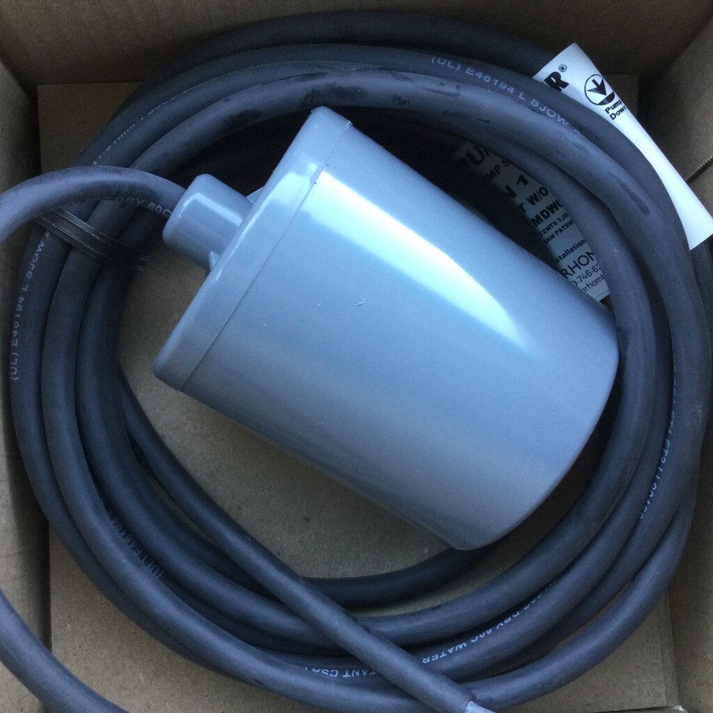 PUMPMASTER PUMP DOWN FLOAT SWITCH W/ 15FT CABLE W/O PLUG
