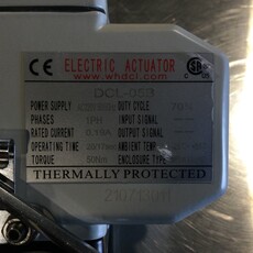 VES 55/72" PPFS DCL-05B LOUVER ACTUATOR, 1/4 TURN, 1PH, 230V