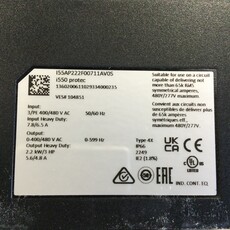 VES VFD i550 PROTECTION 3HP, 3PH, 400-480V, FILTERED INPUT