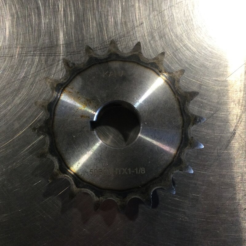 CROWD GATE GEARBOX SPROCKET 20-TOOTH X 1-1/8 SHAFT dia.