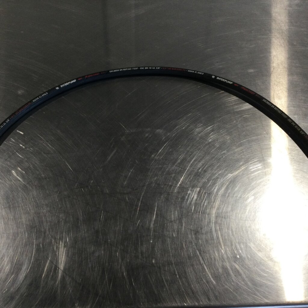 3/8 HYDRAULIC HOSE 42" X 1/2 NPT MALE X 1/2 NPT MALE SWIVEL