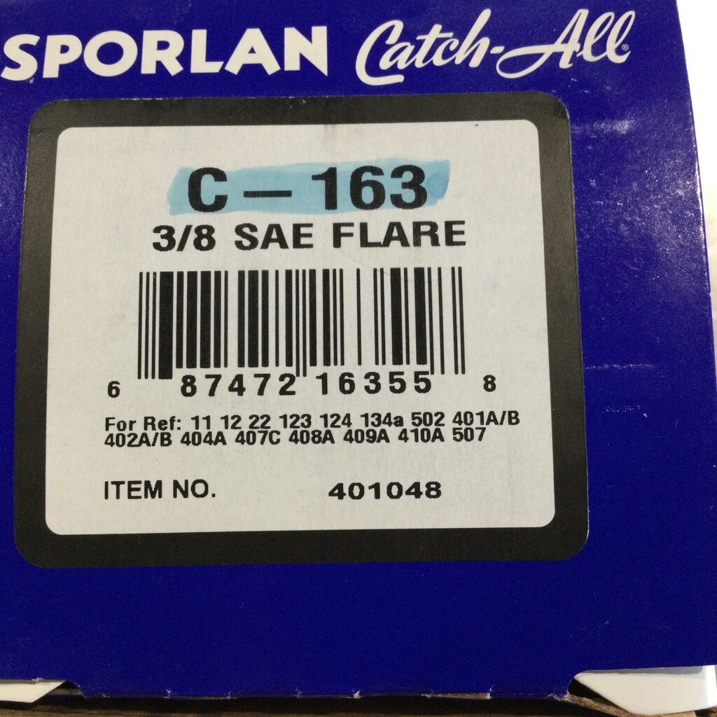 3/8 FLARE CATCH-ALL FILTER