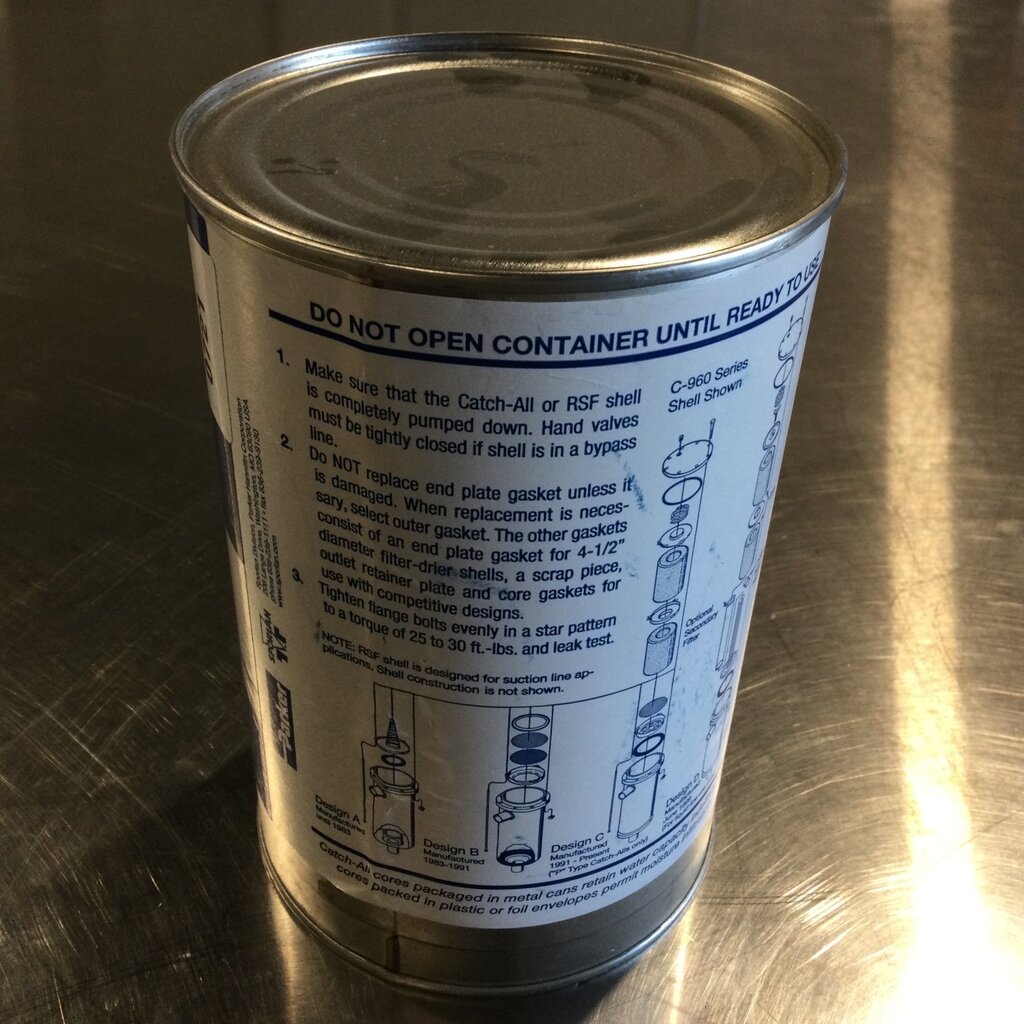 SPORLAN C-480\C-19200 CATCH-ALL FILTER SUCTION