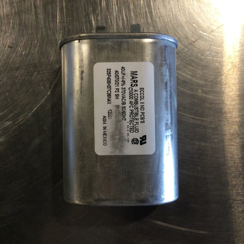 RUN/START CAPACITOR 40MFD, 370VAC
