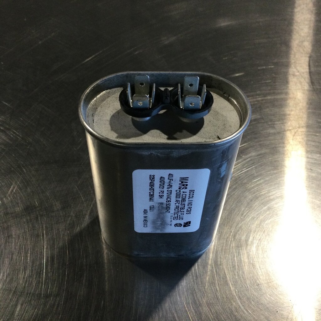 RUN/START CAPACITOR 40MFD, 370VAC