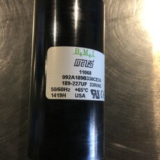 RUN/START CAPACITOR 189-227MFD, 330VAC
