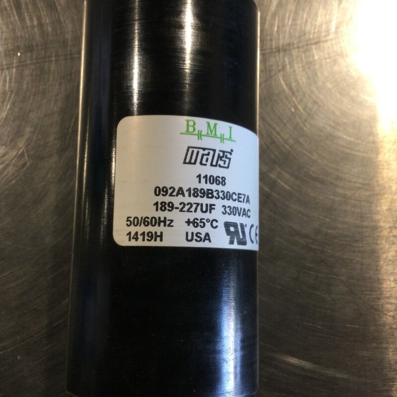 RUN/START CAPACITOR 189-227MFD, 330VAC