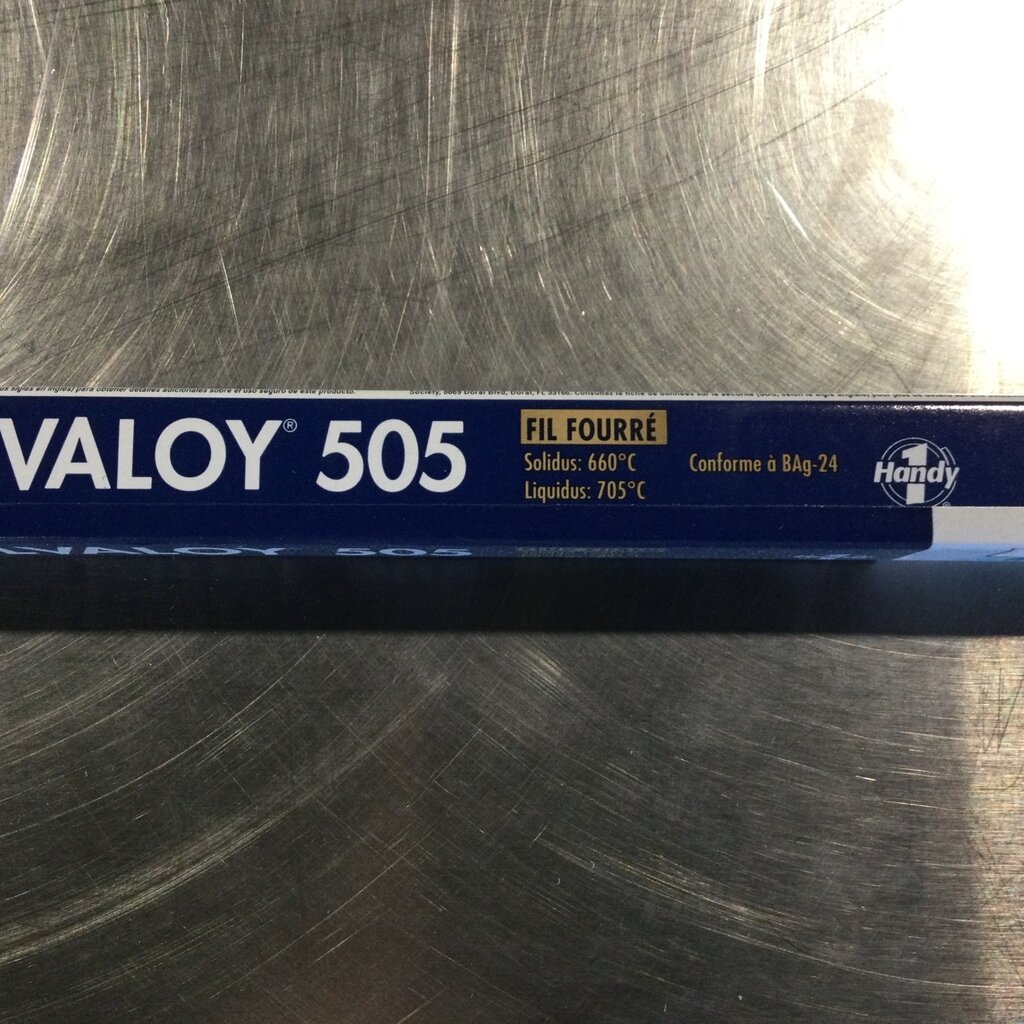 LUCAS MILHAUPT SILVALOY 505 FLUX COATED SOLDER (8 PKG)