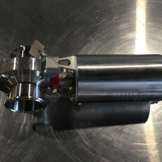 DIXON 2" CLAMP AIR ACTUATED BUTTERFLY VALVE SPRING RETURN