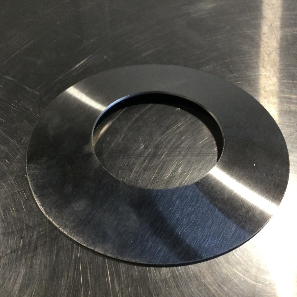 DIXON 6" dia. S/S WALL FLANGE W/ 3" TUBE HOLE