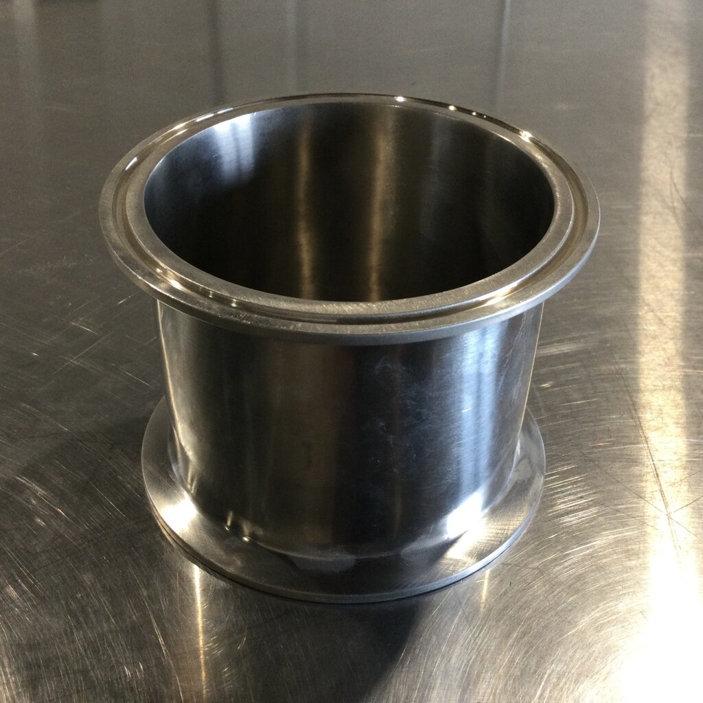 DIXON 4" X 4" S/S CLAMP ECCENTRIC CONE REDUCER