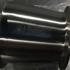 DIXON 3" X 2-1/2 S/S CLAMP CONCENTRIC CONE REDUCER