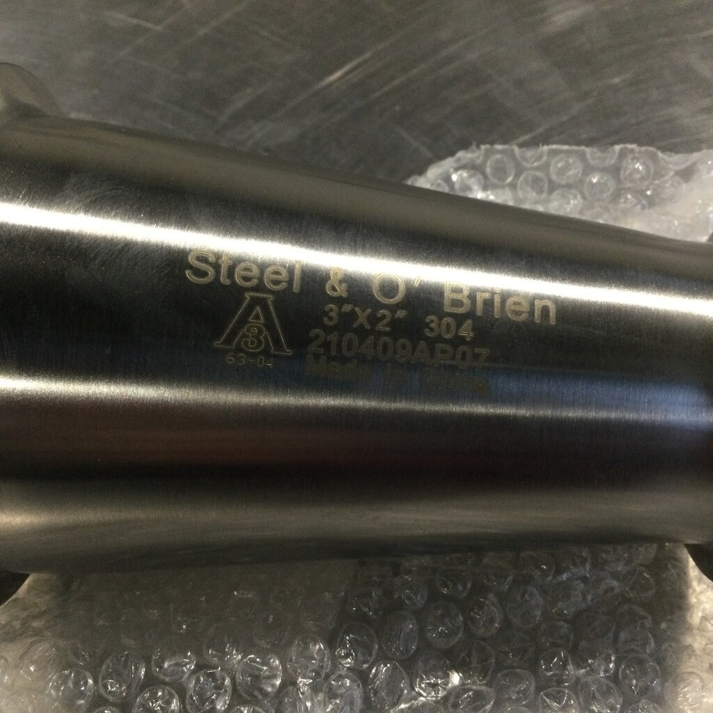 DIXON 3" X 2" S/S CLAMP CONCENTRIC CONE REDUCER