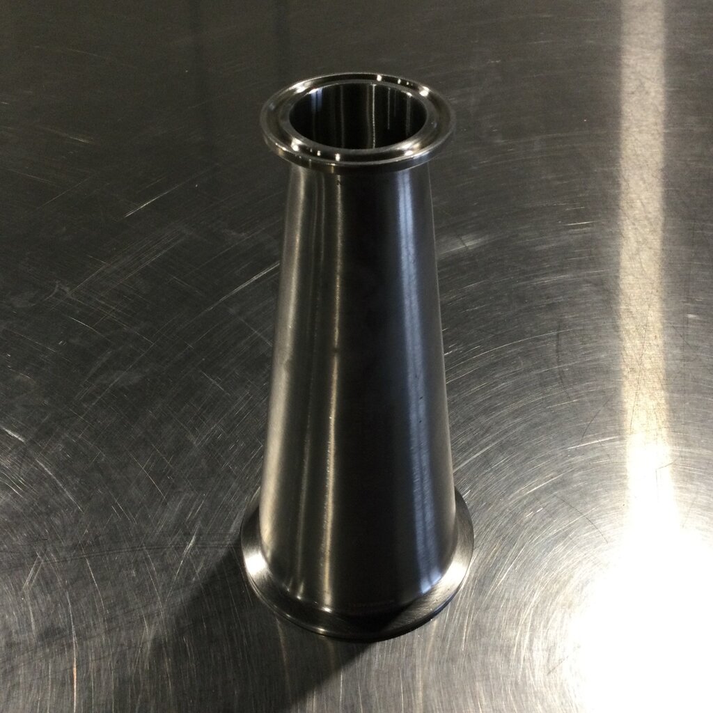 DIXON 3" X 1-1/2 S/S CLAMP CONCENTRIC CONE REDUCER