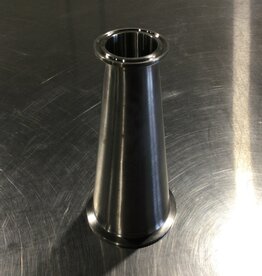 DIXON 3" X 1-1/2 S/S CLAMP CONCENTRIC CONE REDUCER