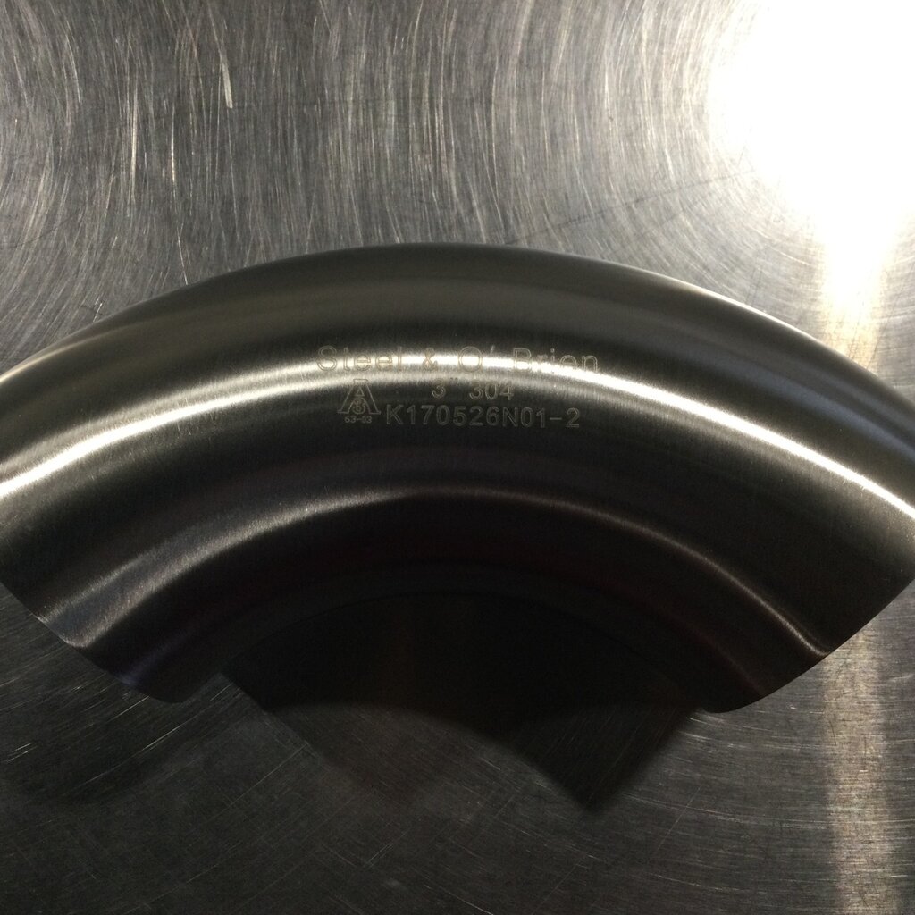 DIXON 3" S/S SHORT RADIUS WELD 90° ELBOW