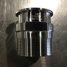 DIXON 2" CLAMP X 2" MPT S/S ADAPTER