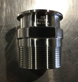 DIXON 2" CLAMP X 2" MPT S/S ADAPTER