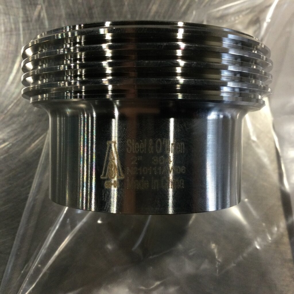 DIXON 2" LONG WELD THREADED BEVEL SEAT FERRULE