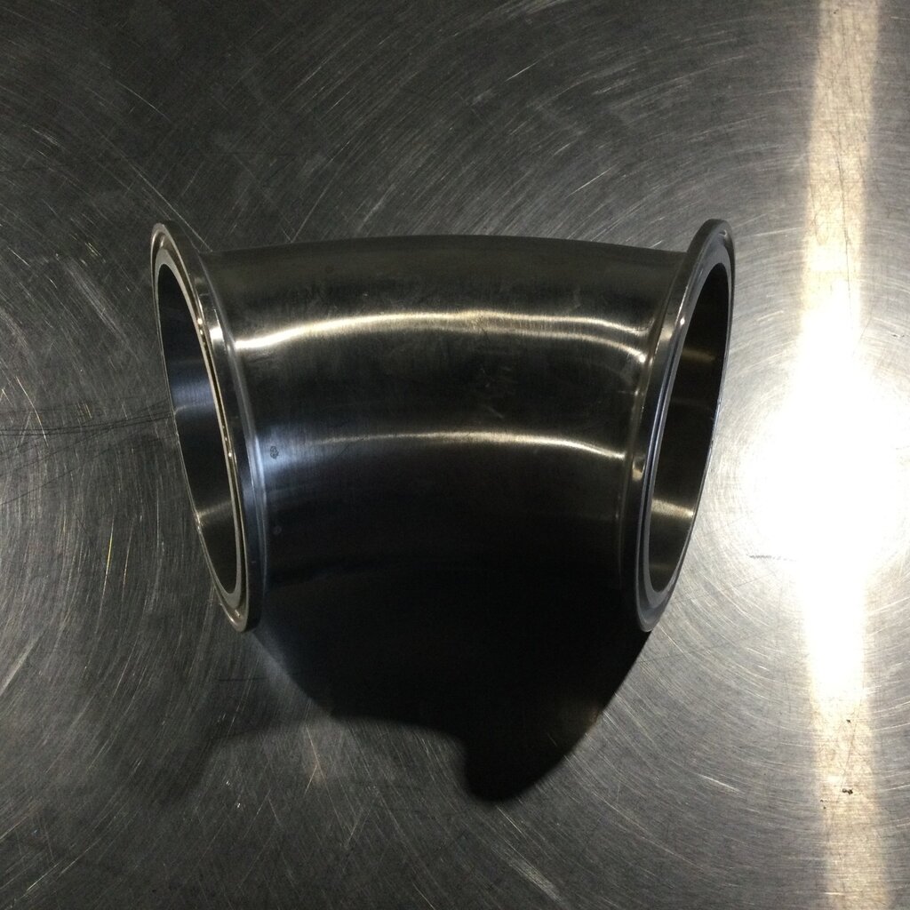 DIXON 3" S/S CLAMP 45° ELBOW