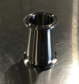 DIXON 2" X 1-1/2 S/S CLAMP CONCENTRIC CONE REDUCER