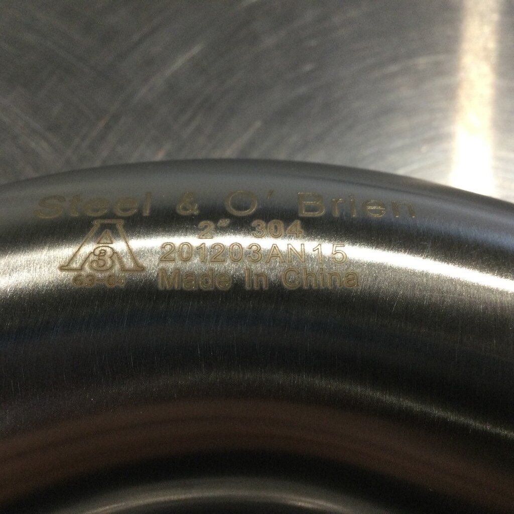 DIXON 2" S/S WELD 45° ELBOW