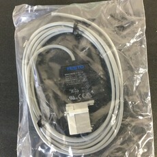 FESTO AIR SOLENOID VALVE, 3/2 CLOSED, MONOSTABLE, FAST SWITCHING W/ CABLE, 24VDC