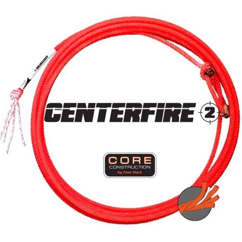 FAST BACK ROPES CENTERFIRE(2) 4-STRAND HEEL ROPE 3/8 X 35FT