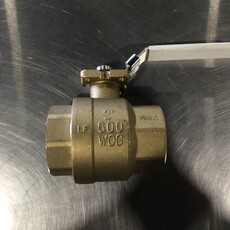 2" JOMAR BRASS BALL VALVE  W/ MOUNTING PAD