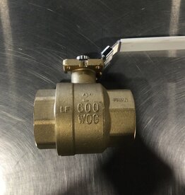 2" JOMAR BRASS BALL VALVE  W/ MOUNTING PAD