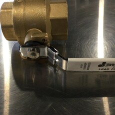 2" JOMAR BRASS BALL VALVE  W/ MOUNTING PAD