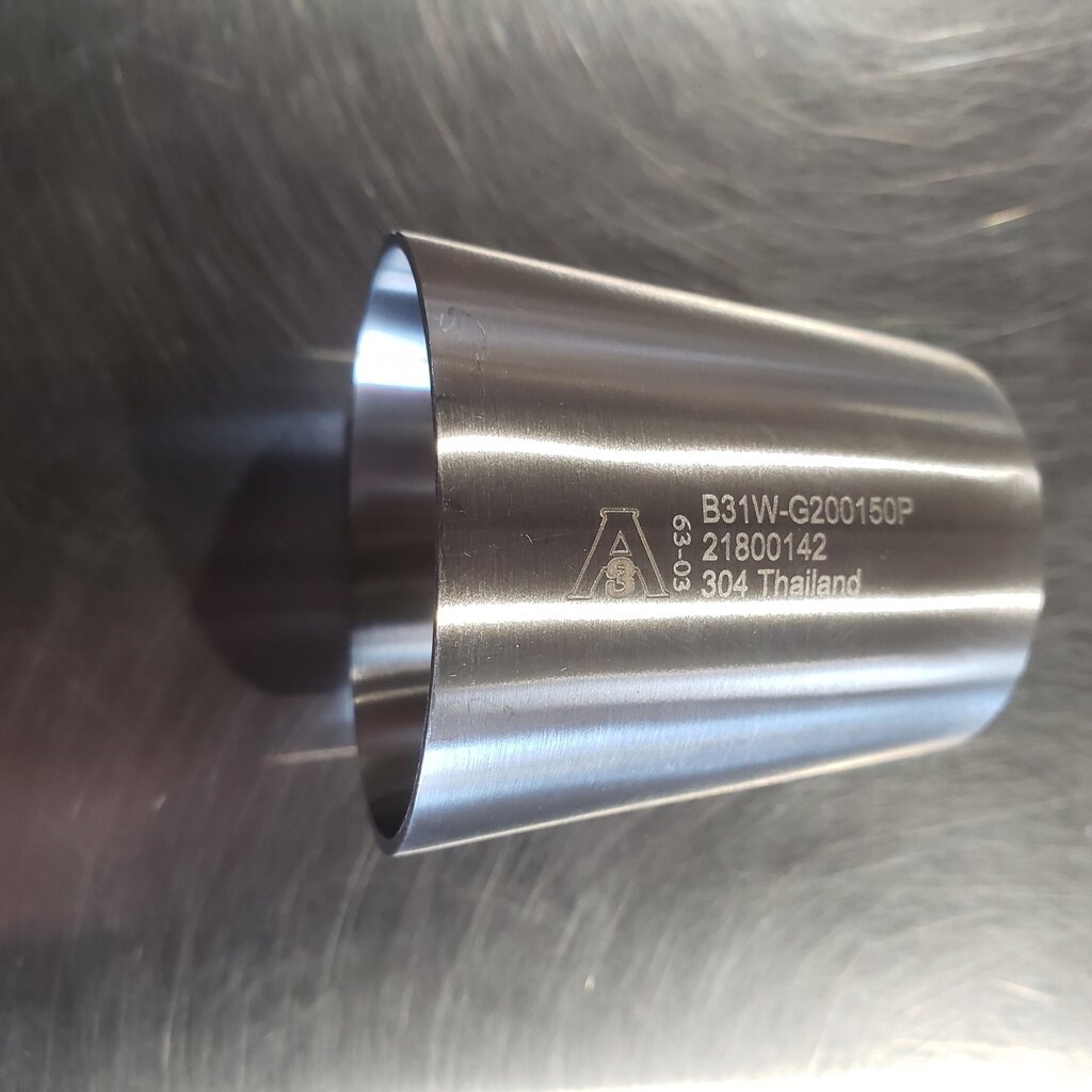 DIXON 2" X 1-1/2 S/S WELD CONCENTRIC CONE REDUCER