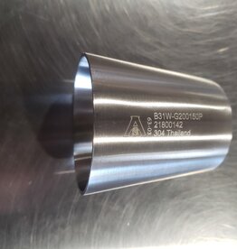 DIXON 2" X 1-1/2 S/S WELD CONCENTRIC CONE REDUCER