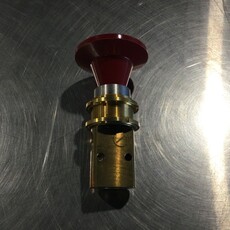 2-WAY VERSA VALVE W/ RED KNOB 1/8 PORTS