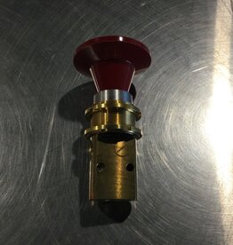 2-WAY VERSA VALVE W/ RED KNOB 1/8 PORTS