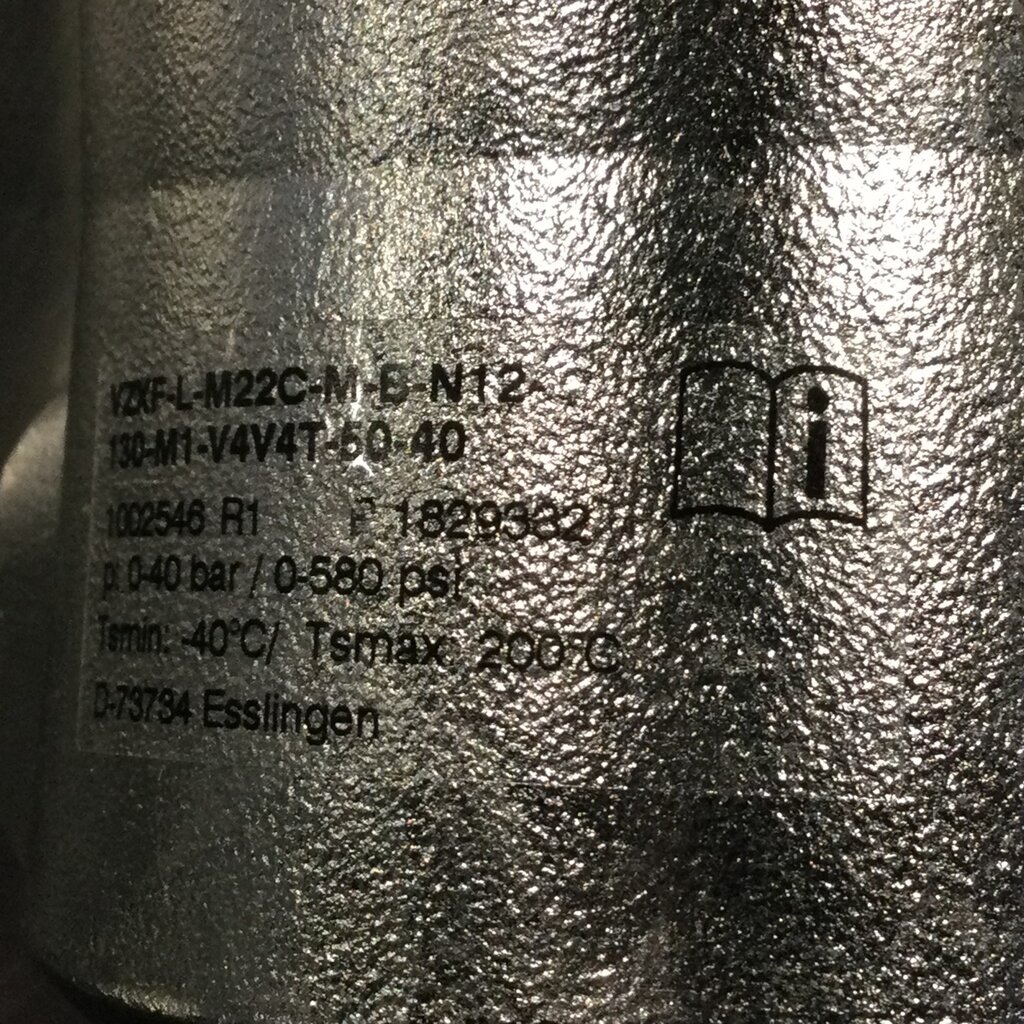 FESTO 1/2 S/S Y-BODY VALVE