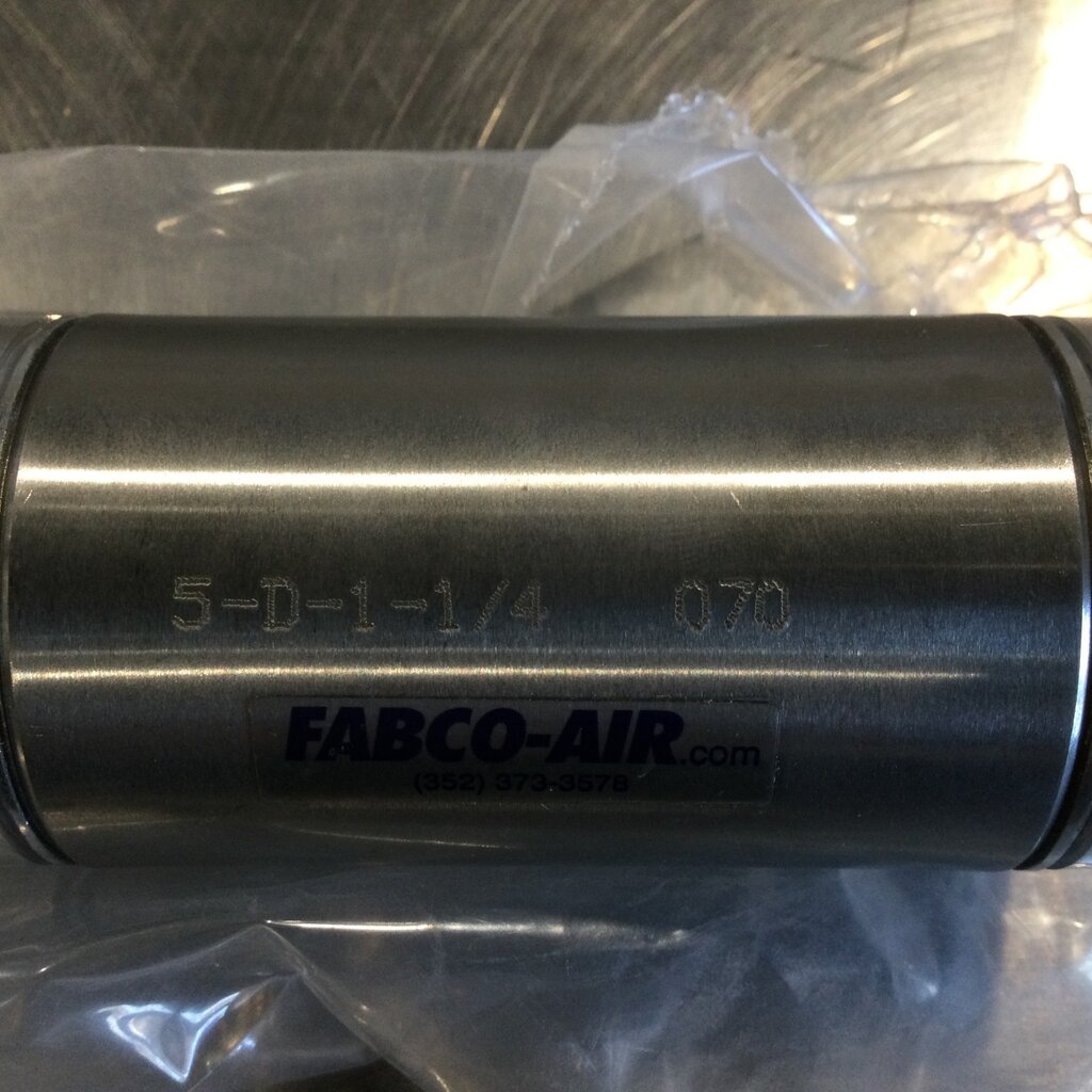BACKFLUSH AIR CYLINDER 1-1/2 BORE X 1-1/4 STROKE