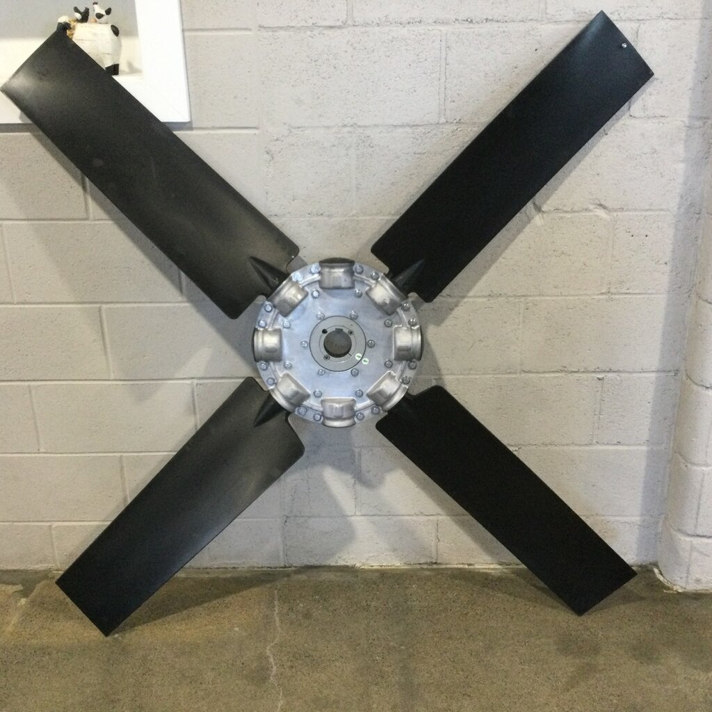 VES 72" BLAST / ECVC/ ECVCS / PPFS BL1047 CONVERSION to BL1070 4-WING POLY BLADE ASSEMBLY W/ 100482 & 100501 BUSHING, 100525 PULLEY, & 100532 BELTS