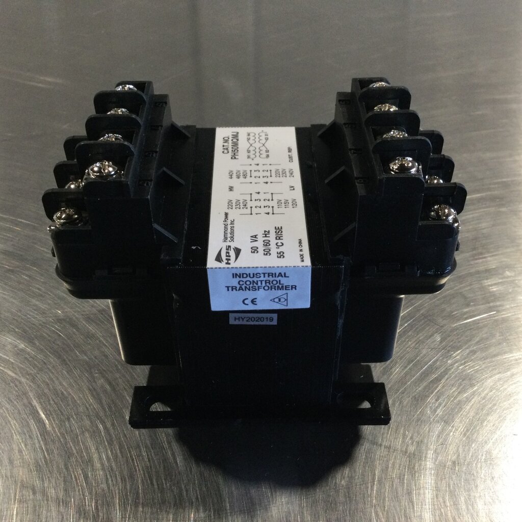 MUELLER TRANSFORMER 50VA, 480V PRI, 240V SEC