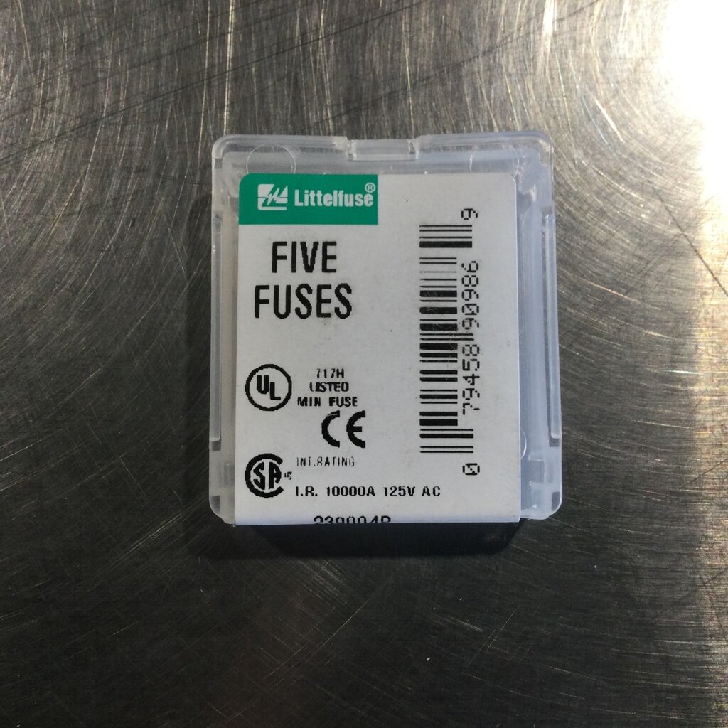 MUELLER MUELLER FAN CONTROL FUSE 4A, 125V