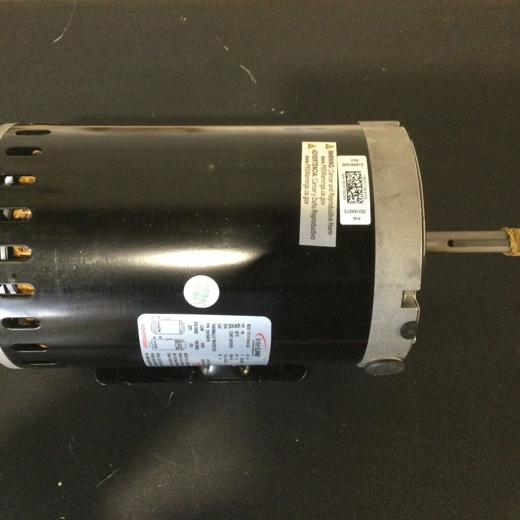CONDENSER FAN MOTOR 1.5HP, 3PH, 208-230/460V, 1150 RPM, 5/8 SHAFT, BASE MOUNT