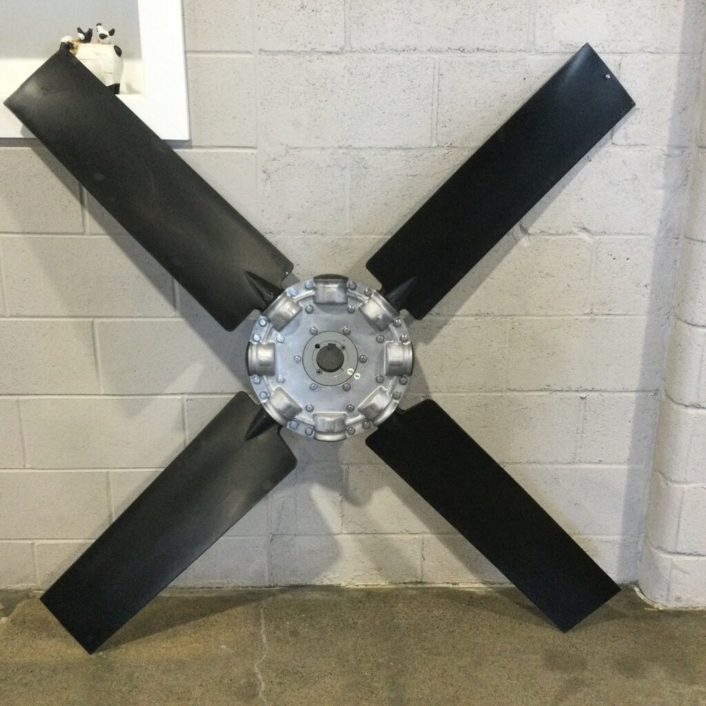 VES 72" BLAST / ECVCS / PPFS 4-WING POLY BLADE ASSEMBLY W/ 2517 HUB