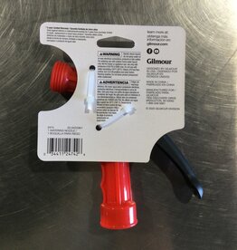 RED POLYMER WATER NOZZLE W/ METAL PIN (CS 12)