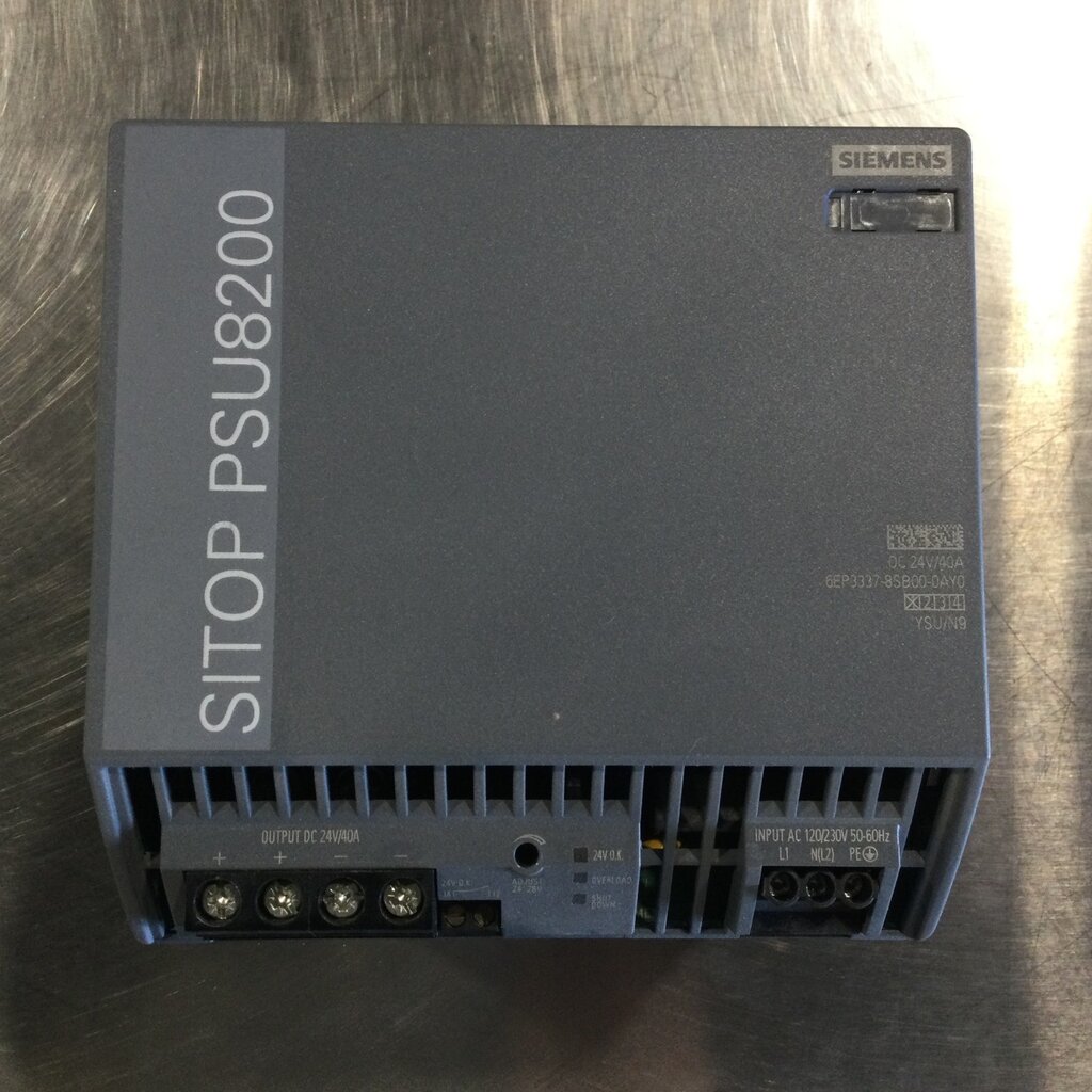 BECO SIEMENS 6EP3337-8SB00-0AY0 PSU8200 POWER SUPPLY, 960W, 24VDC, 40A,120/230V