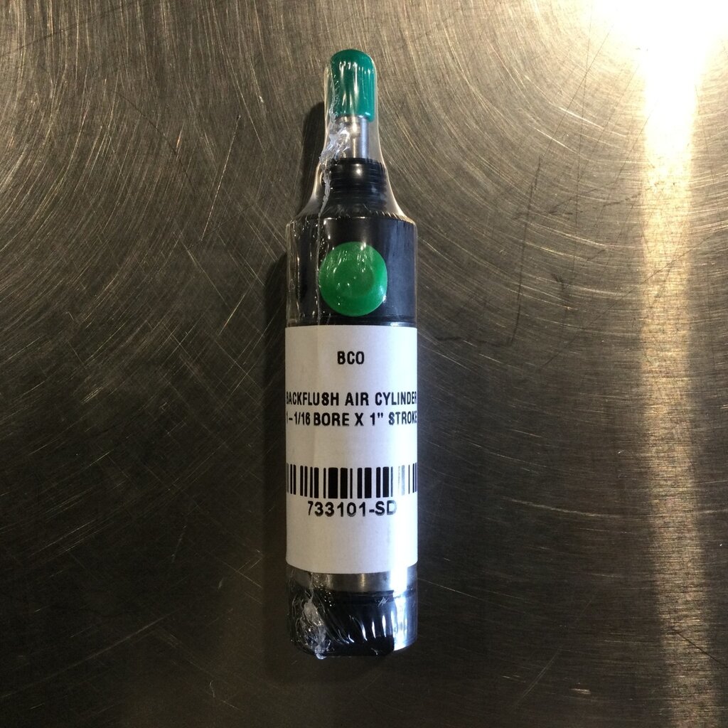 BECO MEGAFLOW BACKFLUSH AIR CYLINDER 1-1/16 BORE X 1" STROKE