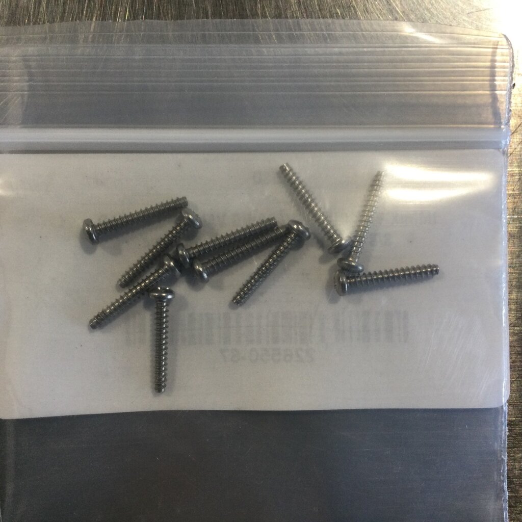 BECO IMMIX VACUUM REVERSING VALVE PAN HEAD S/S MACHINE SCREW #4-24 X 3/4