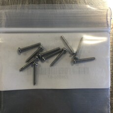 BECO IMMIX VACUUM REVERSING VALVE PAN HEAD S/S MACHINE SCREW #4-24 X 3/4